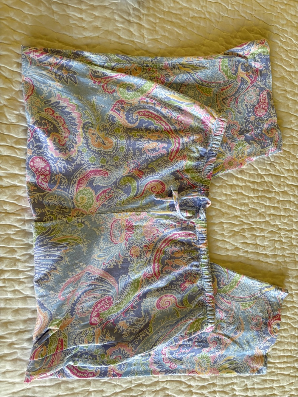 Ralph Lauren Paisley Short-Sleeve Knit Pajama Set - Picture 7 of 9